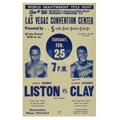 Cassius Clay / Sonny Liston I Closed Circuit Poster