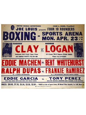 Cassius Clay / George Logan Poster