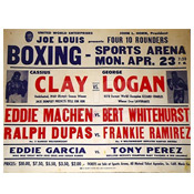 Cassius Clay / George Logan Poster