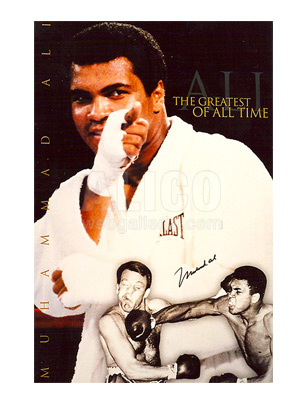 Muhammad Ali / Brian London Autographed Poster