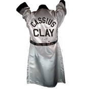 Cassius Clay Autographed Everlast Robe with Cassius Clay on back