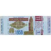 Cassius Clay 1959 Golden Gloves Ticket