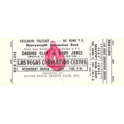 Cassius Clay / Doug Jones Closed Circuit Ticket