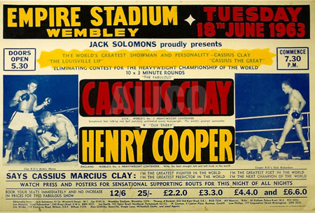 Cassius Clay / Henry Cooper I Poster