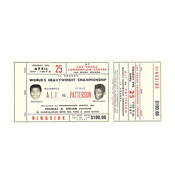 Muhammad Ali / Floyd Patterson Ticket