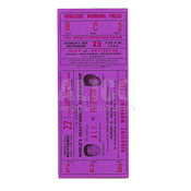 Muhammad Ali / Floyd Patterson I On-Site Ticket