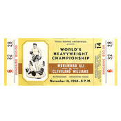 Muhammad Ali / Cleveland Williams Ticket