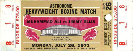 Muhammad Ali / Jimmy Ellis Ticket