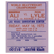 Muhammad Ali / Ron Lyle Ticket