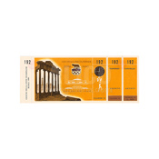 Cassius Clay Original Full Unused Ticket for the 1960 Rome Olympics
