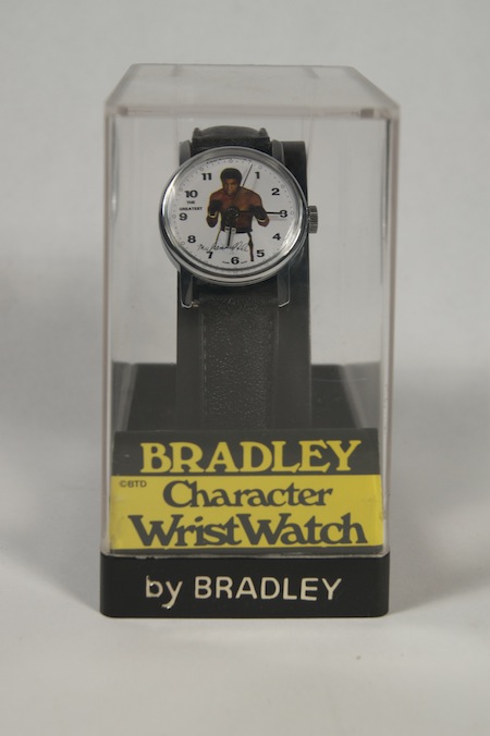 Late 1970’s Muhammad Ali Bradley Character Wrist Watch / $150.00